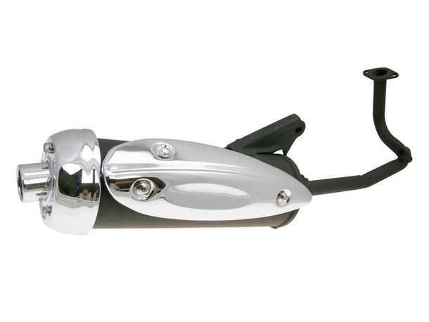 Auspuffanlage GY6, mit Sekundärluftsystem, Ersatz, 50ccm (139QMB / QMA)