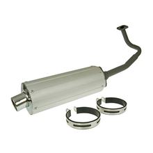 Sistema de escape 101_Octane sin SLS, aluminio para ciclomotores de mercado y chinos / Tipo de motor 139QMB, 139QMA