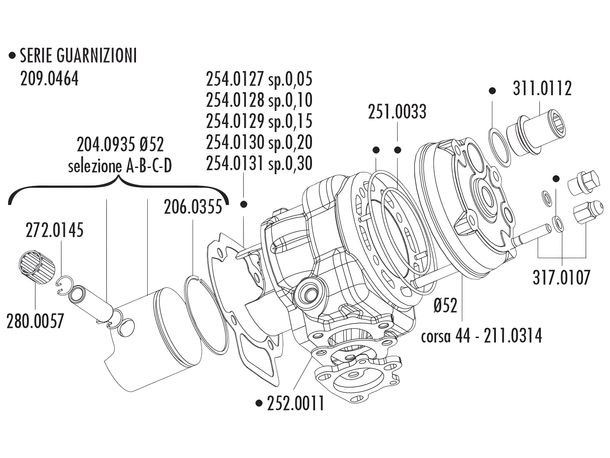 Zylinder Kit Polini big Evolution 94cc für Gilera DNA Runner Cat SP 50 – Bild 5