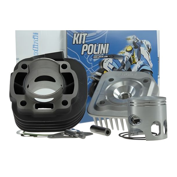 Zylinderkit Polini SPORT 70cc, liegender für Minarelli AC (Langgewinde)