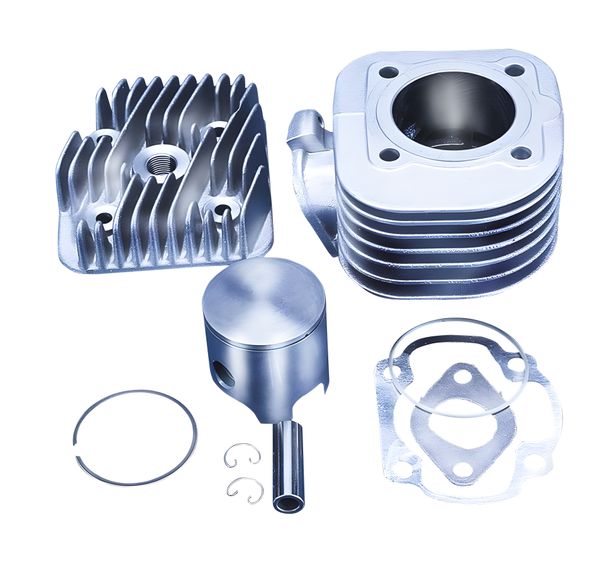 Zylinderkit Polini Evolution 70cc für Minarelli liegend AC, d=47,6mm, 10mm Bolzen Evolution