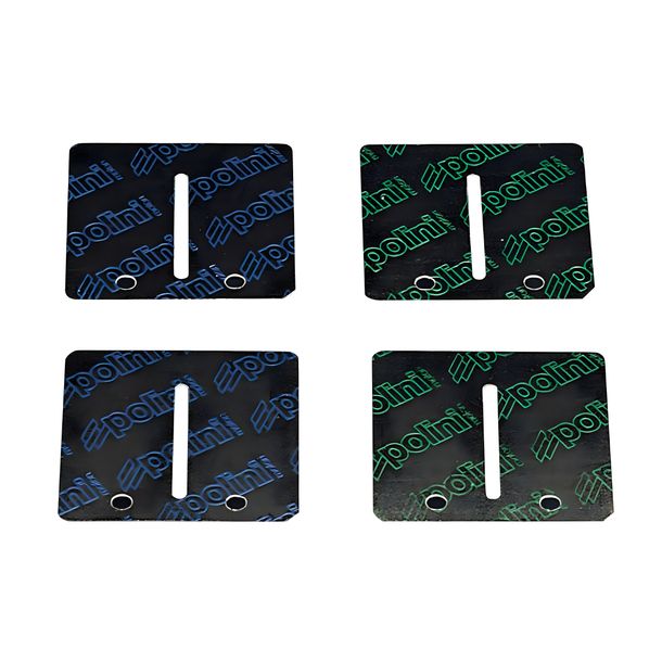 Coussinets à membrane en carbone Polini, pour bloc-diaphragmes Piaggio P213.0040 et Minarelli P213.0046, 4 pièces