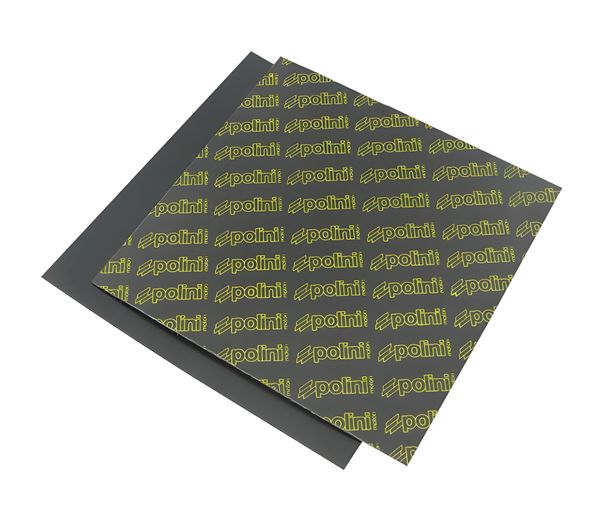Membraanbladen, Polini, 110x110 mm, carbon, dikte 0,25 mm, geel