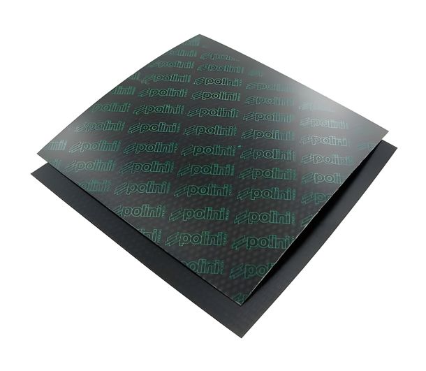 Membranzungen Polini, 110x110mm, carbon, Stärke 0,35 (gemessene 0,40) Grün