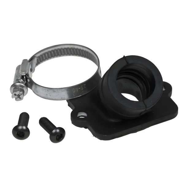 admission Polini, courte longueur de résonance droite pour Piaggio, 21mm connexion avant / 24mm