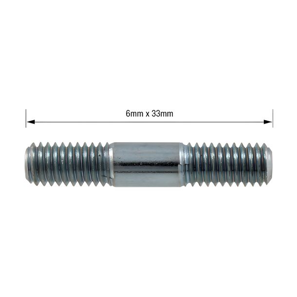 Exhaust bolts M6x33 for Peugeot / Kymco / Honda 50