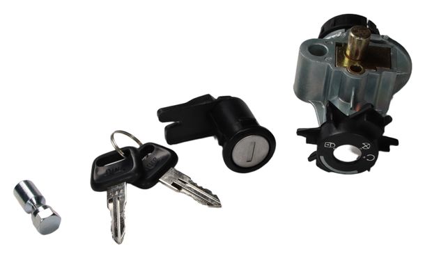 Schloss Set für Peugeot Speedfight 1 ohne Wegfahrsperre (2 Teile)