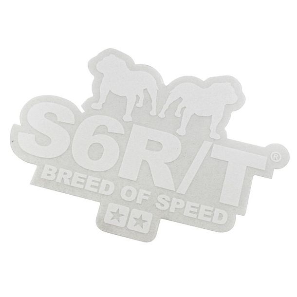 Adesivo trasparente Stage6 R/T Breed of Speed 91 x 65 mm bianco