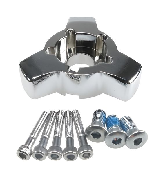 Doppelscheibenbremsen-Adapter für Stage6-Vorderradfelge, chrom