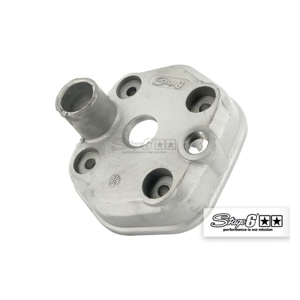 Stage6 aluminium cilinderkop 50cc, d=40mm, buitenmantel voor Derbi Senda (tot 2006)