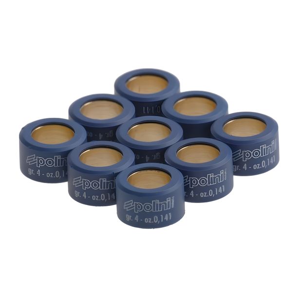 Patins Variador Polini Super Speed Conjunto de Rolos Variador 16x10mm, 4,5g, 9 Peças