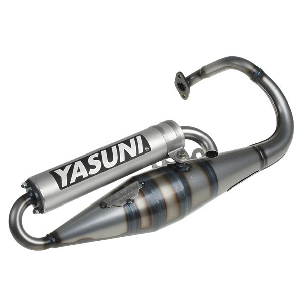 Auspuffanlage Yasuni Scooter Z mit Zulassung, Aluminium für Peugeot stehend, Peugeot Speedfight 2 LC AC 1 307 WRC Vivacity SV GEO Elyseo Elystar Buxy Speedake Squab
