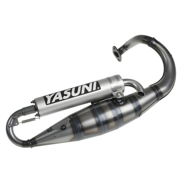 Auspuffanlage Yasuni Scooter R mit Zulassung, Aluminium für Peugeot stehend, Peugeot Speedfight 2 LC AC 1 307 WRC Vivacity SV GEO Elyseo Elystar Buxy Speedake Squab