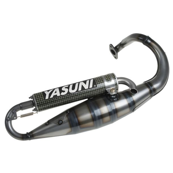Auspuffanlage Yasuni Scooter R mit Zulassung, Carbon für Peugeot stehend, Peugeot Speedfight 2 LC AC 1 307 WRC Vivacity SV GEO Elyseo Elystar Buxy Speedake Squab