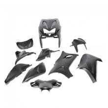 Verkleidungsset 11 Teilig, DMP für Yamaha Aerox, MBK Nitro, matt schwarz