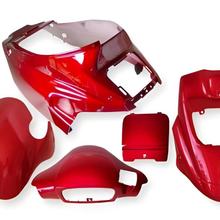 Verkleidungsset StylePro für PGO Big Max Hot 50 AC (5-teilig) Rot-Metallic neues Modell