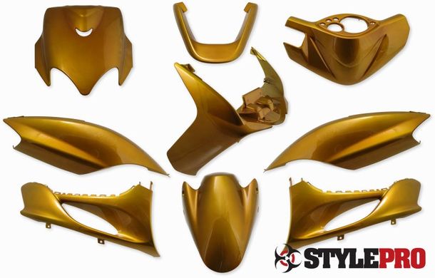 Trim set STYLEPRO for Yamaha Jog R 50 AC RR 50 LC (9 pieces) Gold - Main Image