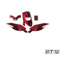 Trim set STYLEPRO for Gilera Stalker 50 (5 -part) Red Metallic