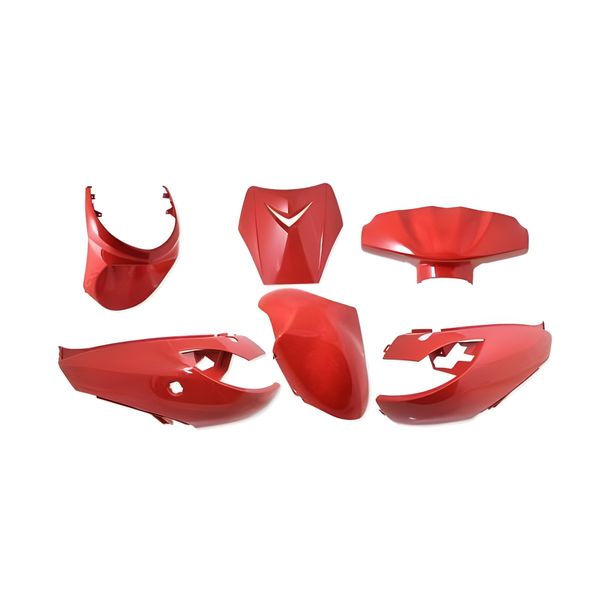 Lambris StylePro pour Peugeot Vivacity 50 (6 parties) Rouge