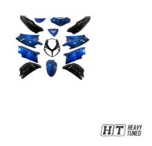 Verkleidung StylePro für Peugeot Speedfight 2 AC LC (13-teilig) Schwarz-Blau