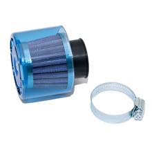 Luftfilter Stahlgewebe mit Plastikkappe, grader Anschluss
