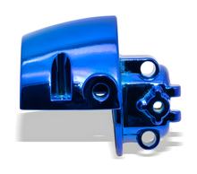 Lenker Schaltereinheit, Aerox / Nitro, blau - eloxiert, hinten, links