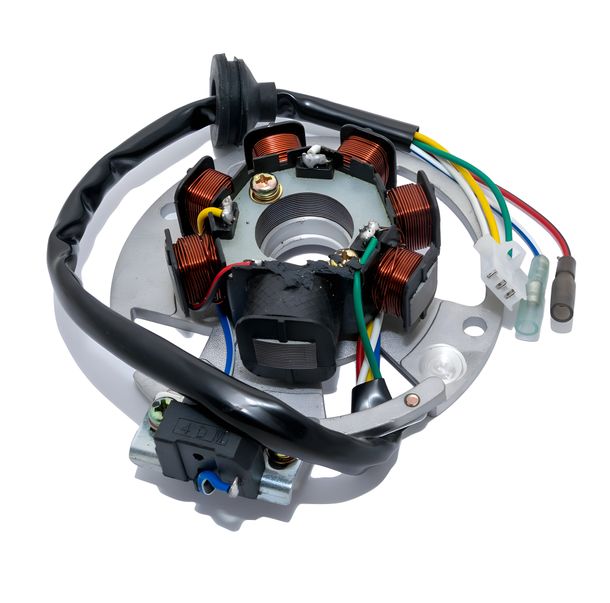 Lichtmaschine MXT mit Grundplatte 3-Pin / 2-Einzelkabel für 2-Takt CPI / Chinaroller