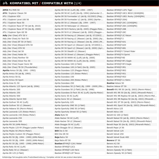 Ölleitung Öl Schlauch RMS Vergaser für Motorrad Roller Mofa Quad Universal – Bild 4
