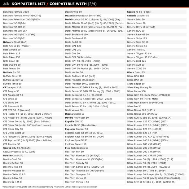 Ölleitung Öl Schlauch RMS Vergaser für Motorrad Roller Mofa Quad Universal – Bild 5