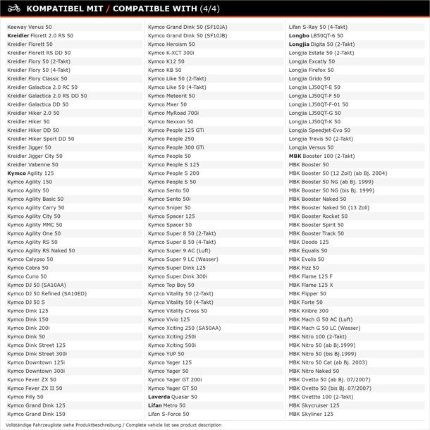 Ölleitung Öl Schlauch RMS Vergaser für Motorrad Roller Mofa Quad Universal – Bild 7