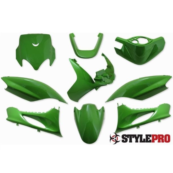 Kit de carenado StylePro completo, 9 piezas para Yamaha Jog R kawa-verde