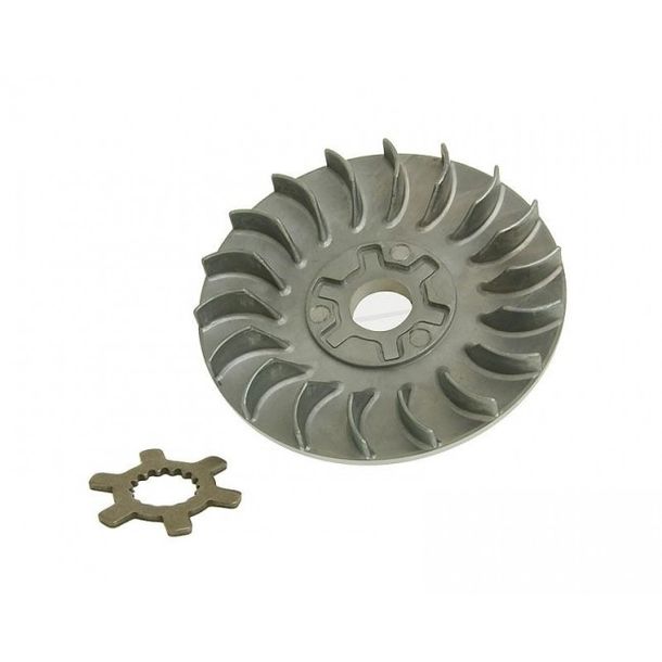 Naraku standaard ventilatorwiel (poelie) voor CPI, Keeway, Generic met 16 mm krukasstomp