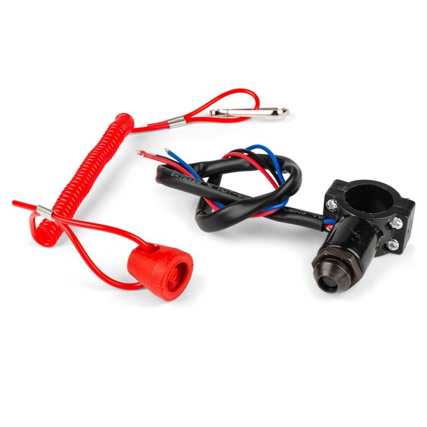 Interrupteur de coupure d'allumage (Killswitch) STR8, version course, fixation guidon