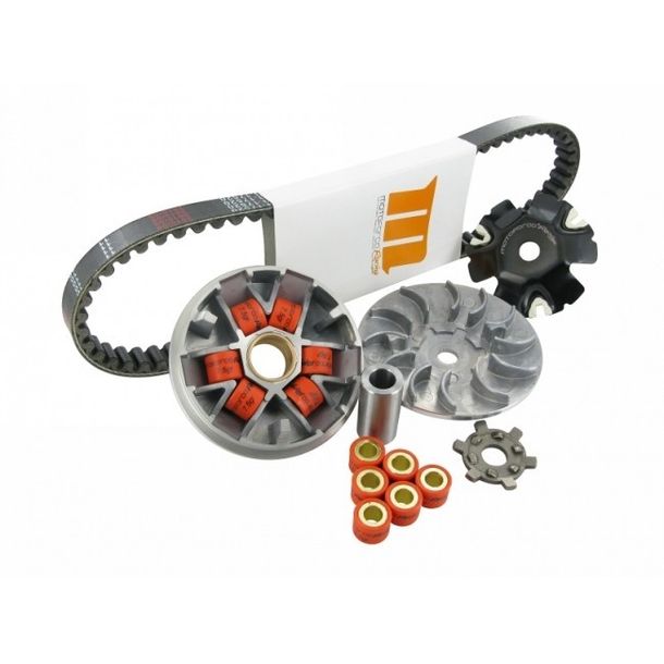 Variatore Kit Motoforce RACING, Modello 2011, tra cui la cinghia trapezoidale / puleggia 7,5 g / 8,5 g -. 16x13mm sdraiato per Peugeot