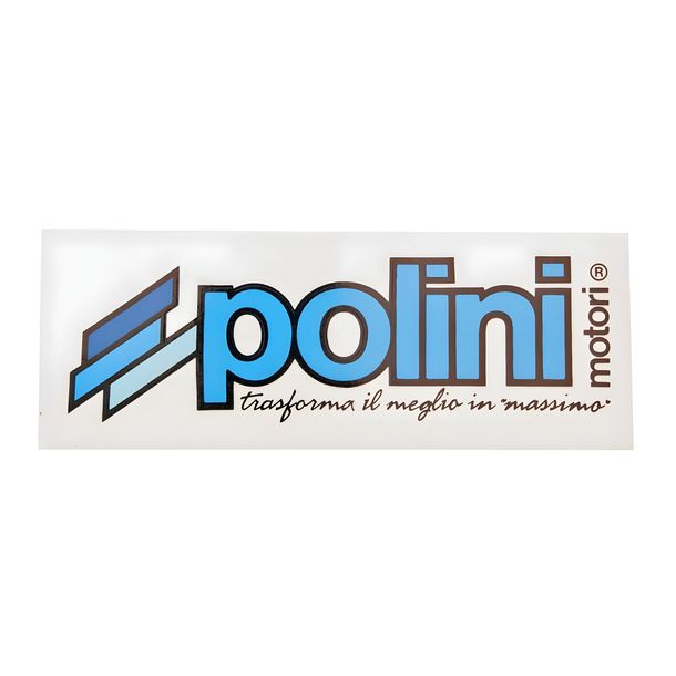 Adesivo Polini, logo, 23 x 8 cm