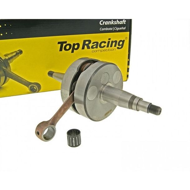 Crankshaft Top Racing Full cheek HQ High Quality for Derbi EBE, EBS