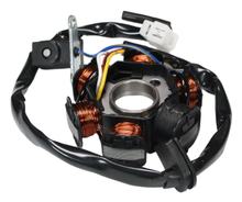 Lichtmaschine (Zündung) TNT, inkl. Stator, Grundplatte für Peugeot Liegend