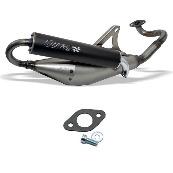 Auspuff Tecnigas Q-TRE mit Zulassung für Peugeot liegend