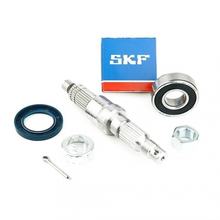 Reparaturkit Hinterradwelle für Hexagon / SKR / TPH / 125 - 150 ccm 2T - Radwelle, Wellendichtring, Lager, Mutter & Splint