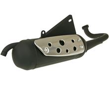 Uitlaat Tecnigas Silent Pro met keuring voor Derbi Vamos / Suzuki Street Magic etc. (Morini)