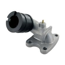 Ansaugstutzen Motoforce RACING, inkl. Gummi-Steckverbindung für Peugeot stehend, d=21mm