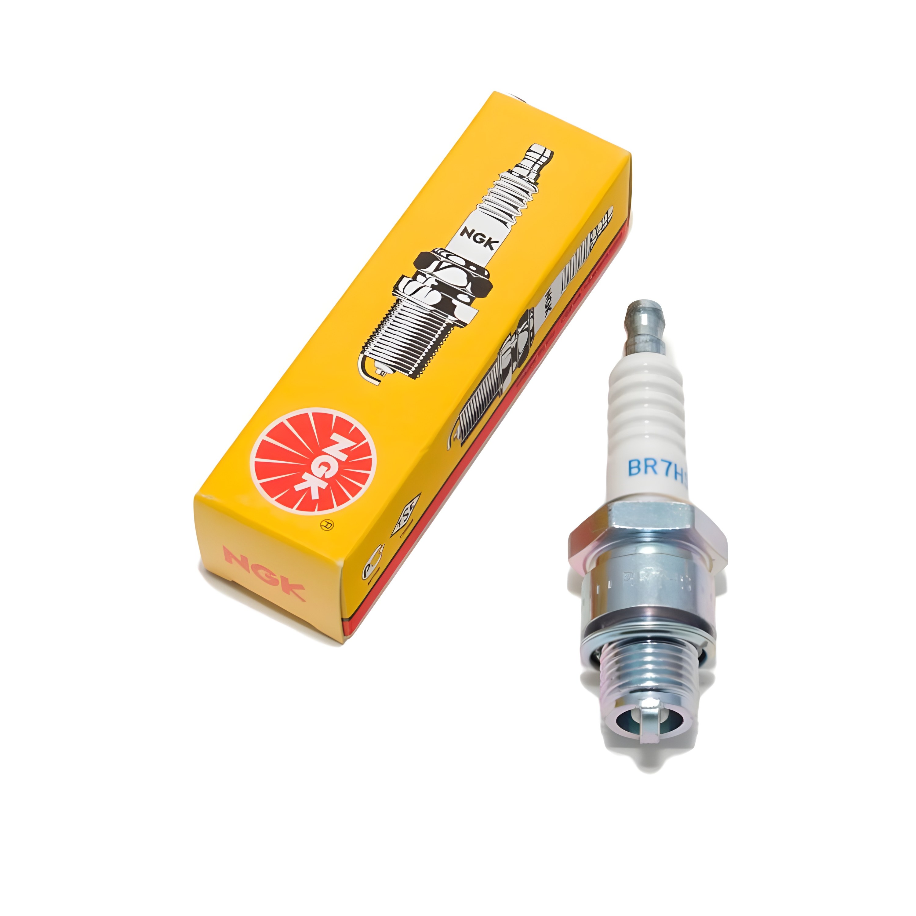 Zündkerze NGK BR7HS entstört 12,7mm Kurzgewinde Ø 14mm, 4122 4737 5417 7852