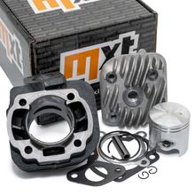 Zylinderkit MXT SPORT 70ccm AC 10mm komplett mit Zylinderkopf Kolben Dichtsatz für Minarelli liegend AC / Aprilia, Benelli, CPI, MBK, Malaguti, Yamaha 