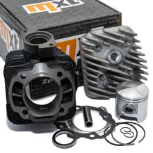 Zylinderkit MXT SPORT 70ccm AC 12mm komplett mit Zylinderkopf Kolben Dichtsatz für Peugeot stehend AC / Speedfight 1/2 / Herkules / Sachs