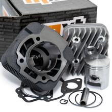 Zylinderkit MXT SPORT 70ccm AC komplett mit Zylinderkopf Kolben Dichtsatz für Piaggio AC / Aprilia, Derbi, Gilera, Italjet