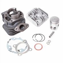 Kit cylindre MXT Standard 50ccm AC complet avec culasse, piston et jeu de joints pour Minarelli vertical AC