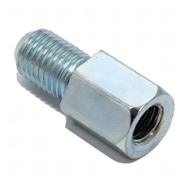 Spiegeladapter M8 Gewinde auf M10 rechts Adapter Spiegel Universal - Adapter – Bild 1