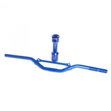 Downhilllenker MXT Lenker mit Aufnahme, blau für MBK Booster / Yamaha BWS