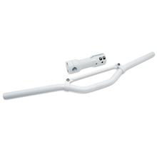 Downhilllenker MXT Lenker mit Aufnahme, weiß für CPI / Generic / Keeway / MBK / Yamaha Aerox