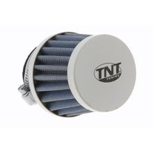 Luftfilter TNT Stahlgewebe weiß , gerade, Anschluss 28 / 35mm